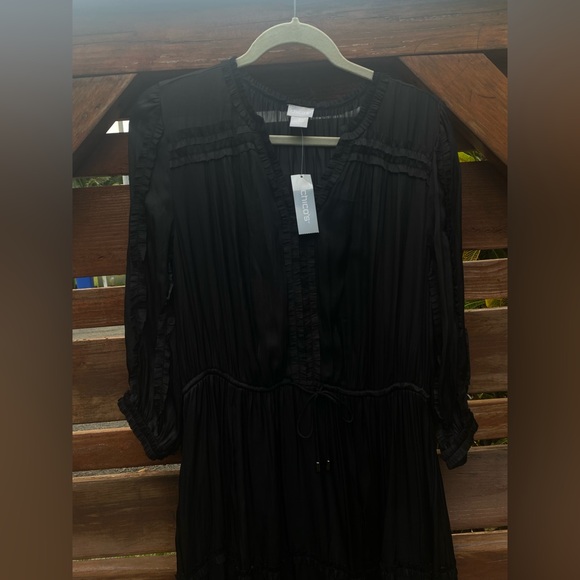 NWT Chico's French Rose Tie Waist MIDI Dress - Picture 3 of 6